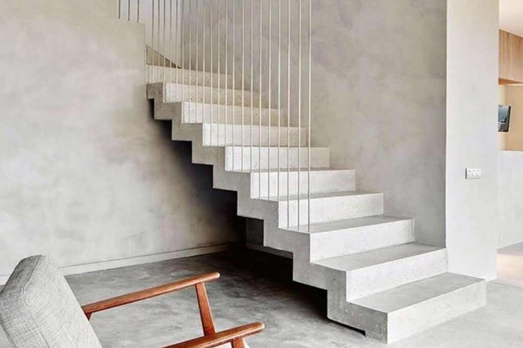 Schody z mikrocementu